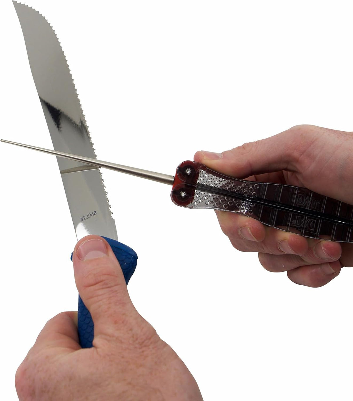 Diamond Machining Technology (DMT) Diafold Serrated Diamond Knife Sharpener, Extra Fine (FSKE)