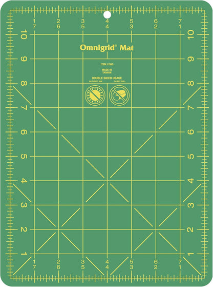 Self-Healing Cutting Mat - 8'' x 11'' Inch Precision Fabric Cutting Mat with Durable Surface for Quilting, Sewing & Crafts