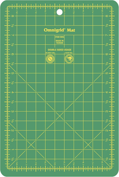 Self-Healing Cutting Mat - 8'' x 11'' Inch Precision Fabric Cutting Mat with Durable Surface for Quilting, Sewing & Crafts