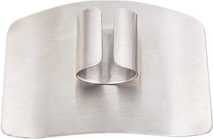 2-PACK Stainless Steel Finger Guard for Slicing & Cutting Protector to Avoid Accidents when Chopping and Dicing Useful Kitchen Tool Gadget