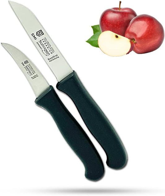 – Solingen Paring Knife Set Germany Peeling Knife birds beak knife for Fruits and Vegetable Straight & Curved Stainless Steel Sharp Blade