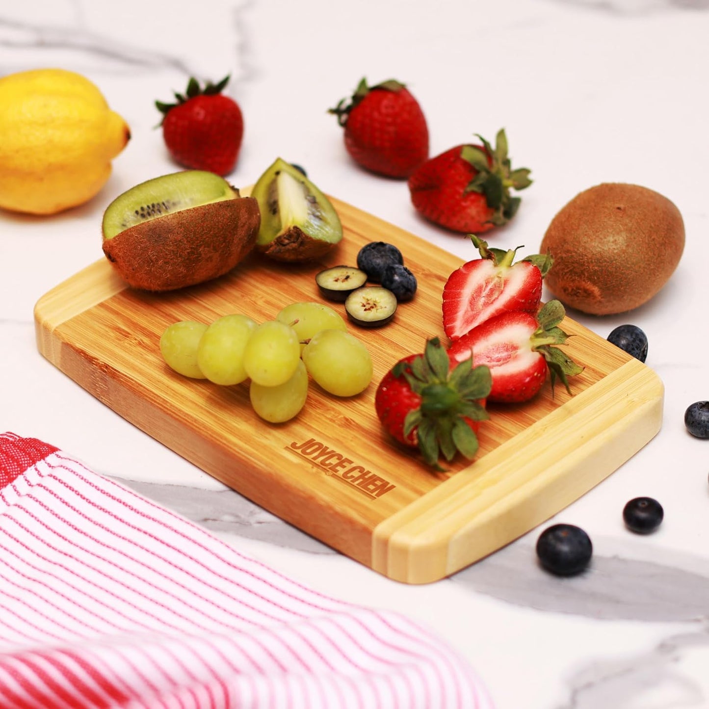 Bamboo Cutting Board Set 5 Pack (Compact, Small, Medium, Large, and XL)