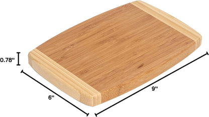 Bamboo Cutting Board Set 5 Pack (Compact, Small, Medium, Large, and XL)