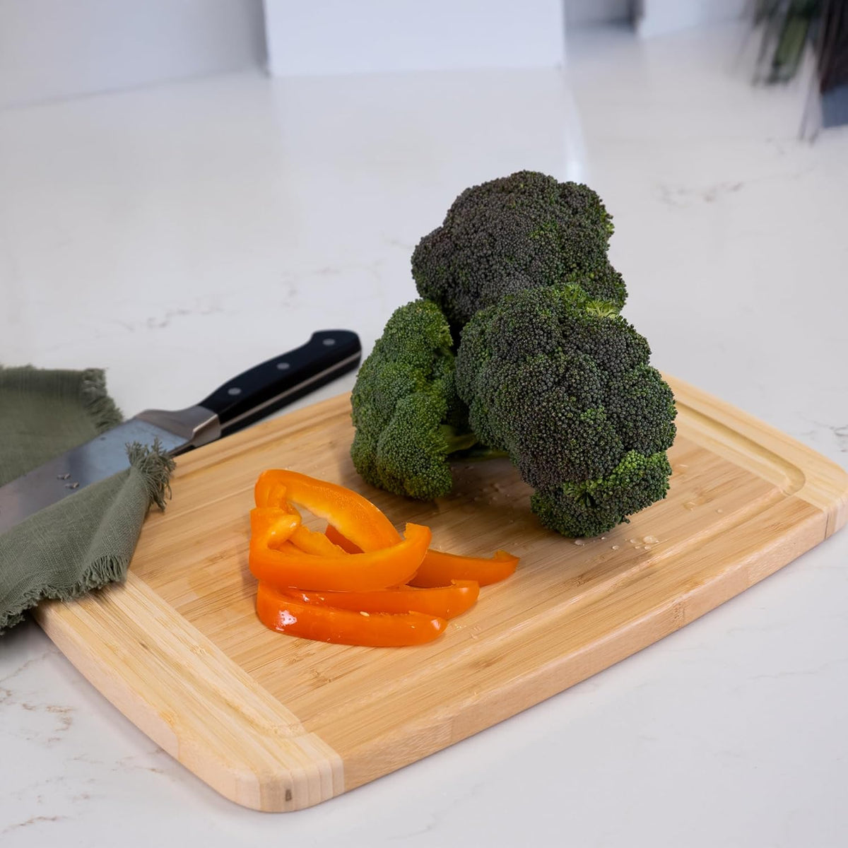 Bamboo Cutting Board Set 5 Pack (Compact, Small, Medium, Large, and XL)