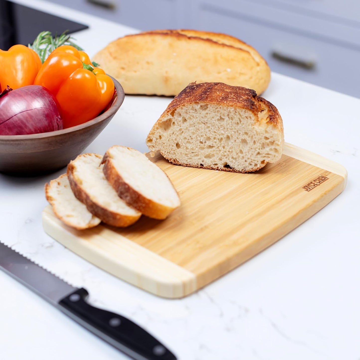 Bamboo Cutting Board Set 5 Pack (Compact, Small, Medium, Large, and XL)