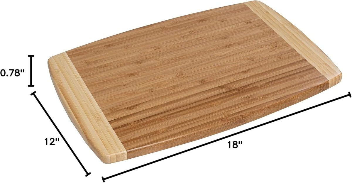 Bamboo Cutting Board Set 5 Pack (Compact, Small, Medium, Large, and XL)