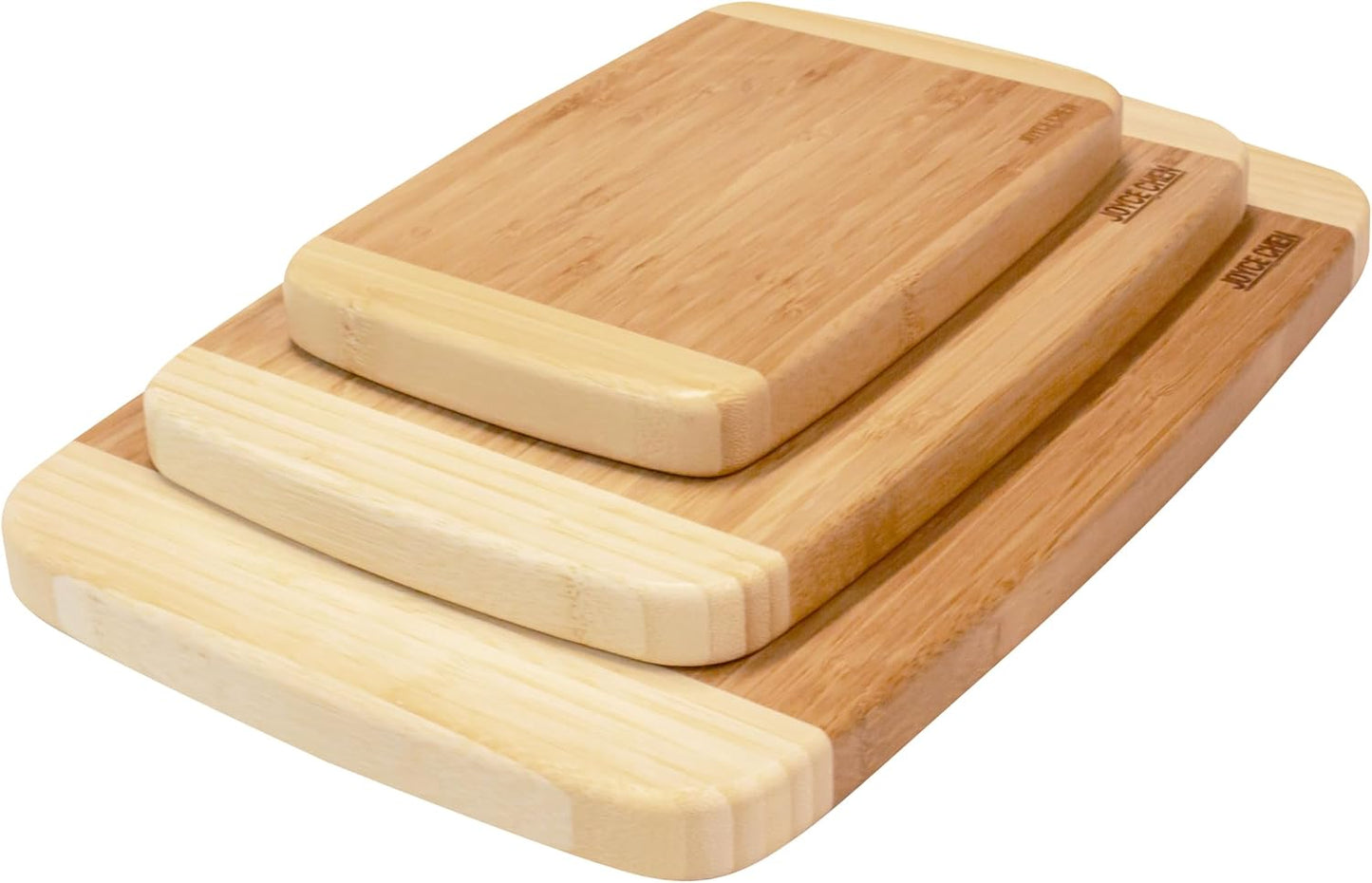 Bamboo Cutting Board Set 5 Pack (Compact, Small, Medium, Large, and XL)