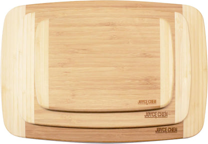 Bamboo Cutting Board Set 5 Pack (Compact, Small, Medium, Large, and XL)