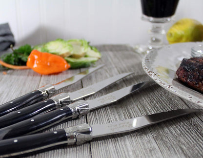 Steak Knives, Set of 4, Navy Blue