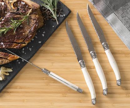 Steak Knives, Set of 4, Navy Blue