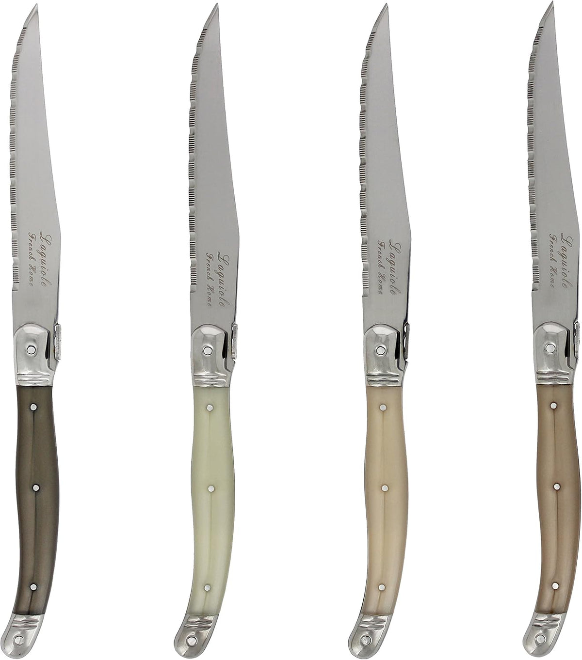 Steak Knives, Set of 4, Navy Blue