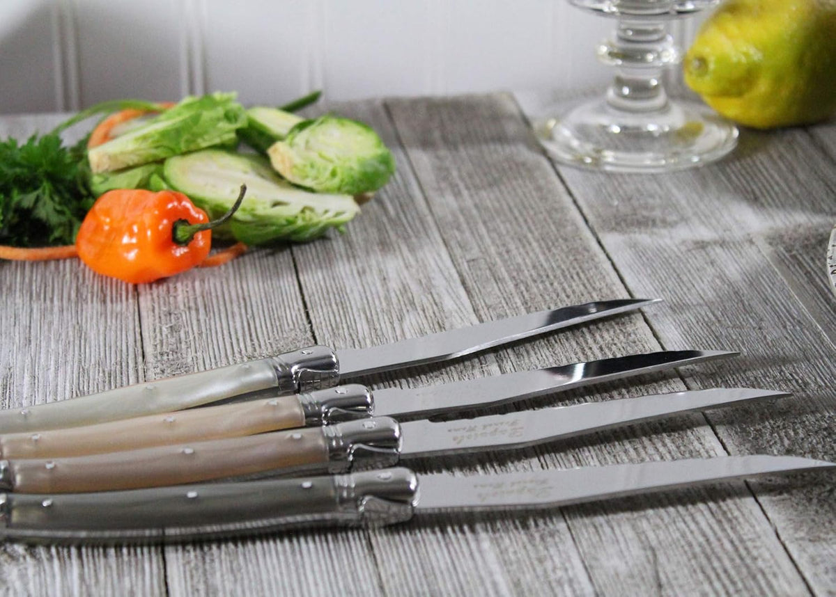 Steak Knives, Set of 4, Navy Blue