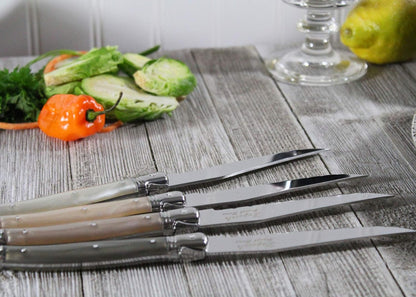 Steak Knives, Set of 4, Navy Blue