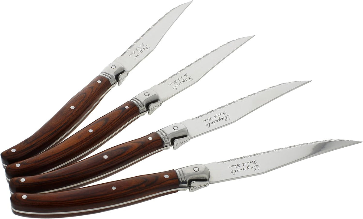 Steak Knives, Set of 4, Navy Blue