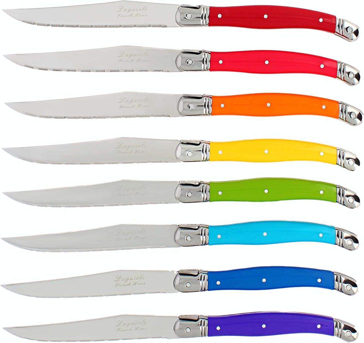 Steak Knives, Set of 4, Navy Blue