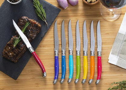 Steak Knives, Set of 4, Navy Blue