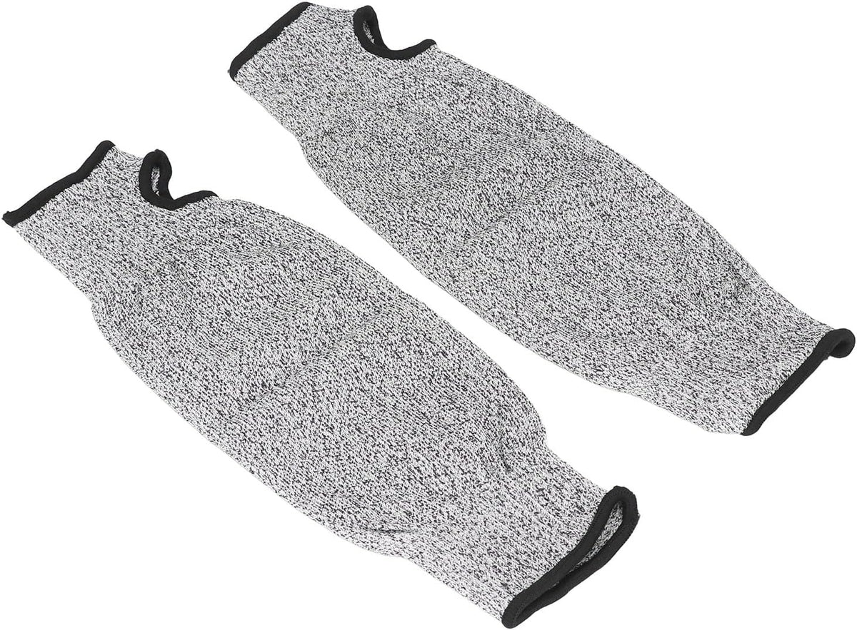 Cut Arm Sleeves Arm Guard Protective Sleeves HPPE Level 5 Safety Gear with Thumb Hole for Gardening Wood Carving Glass Handling