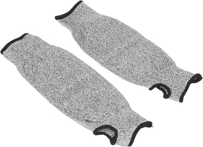 Cut Arm Sleeves Arm Guard Protective Sleeves HPPE Level 5 Safety Gear with Thumb Hole for Gardening Wood Carving Glass Handling