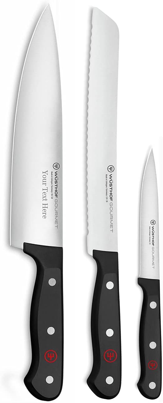 WÜSTHOF Gourmet Chef's Knife Set,Black