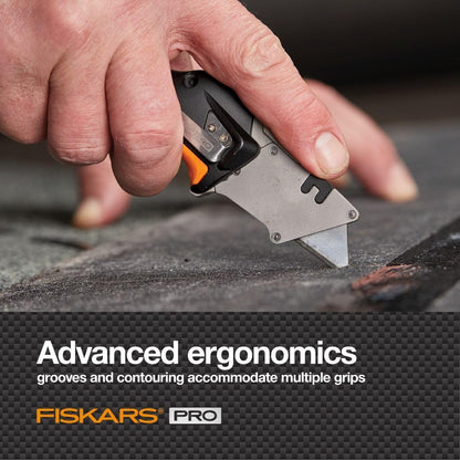 Pro Folding Utility Knife, Dual-Lock, 4.5" Folded Size