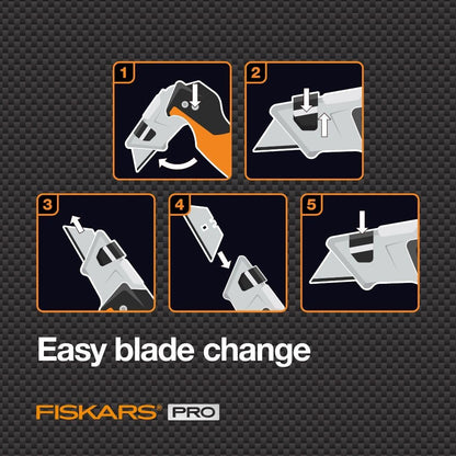 Pro Folding Utility Knife, Dual-Lock, 4.5" Folded Size