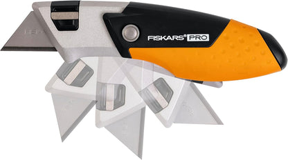 Pro Folding Utility Knife, Dual-Lock, 4.5" Folded Size