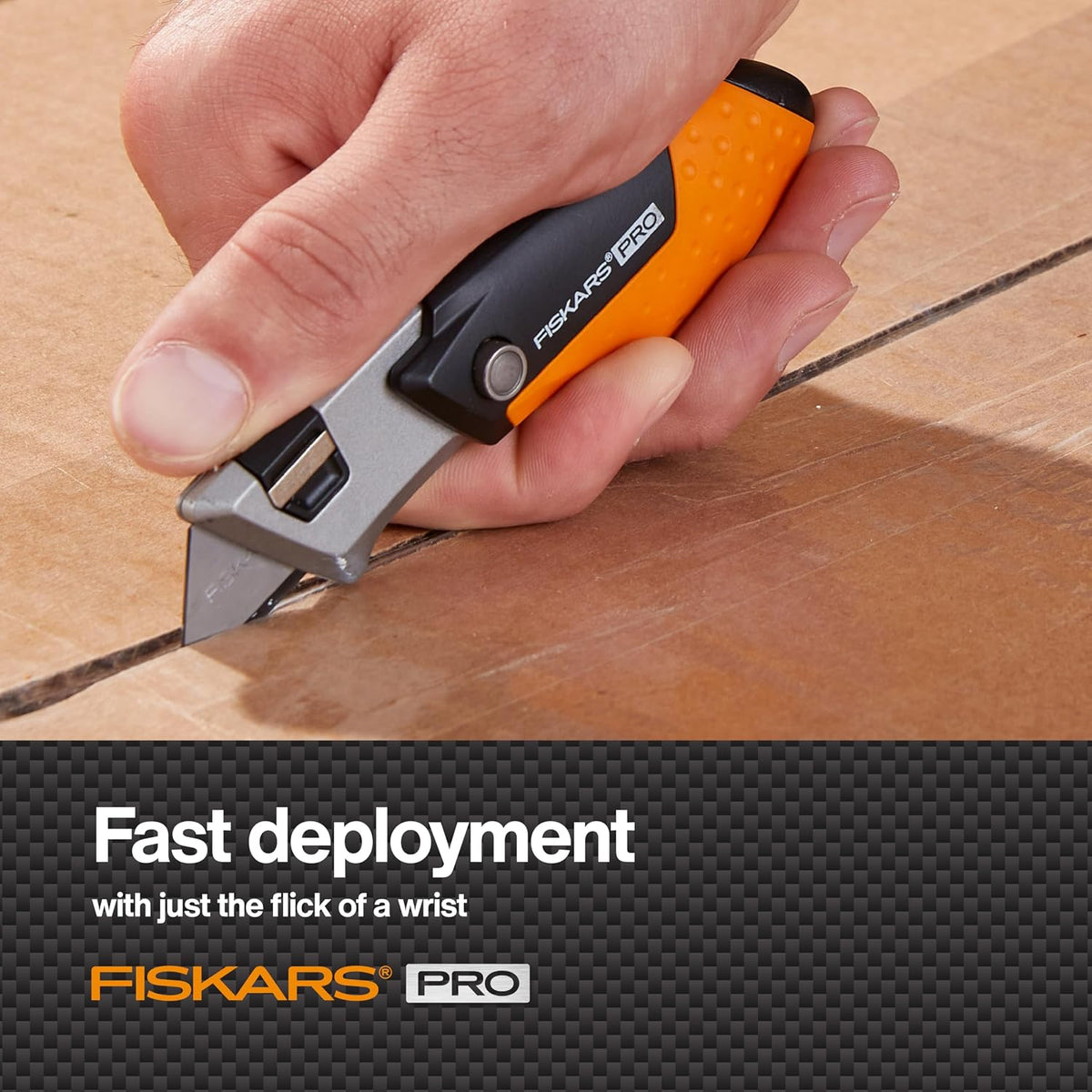 Pro Folding Utility Knife, Dual-Lock, 4.5" Folded Size