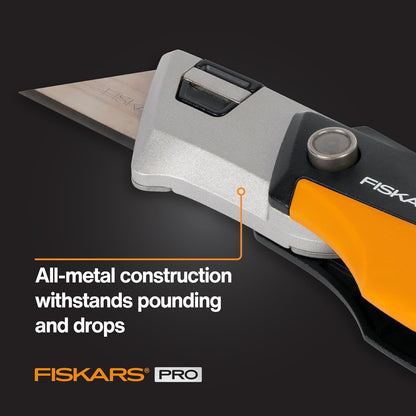 Pro Folding Utility Knife, Dual-Lock, 4.5" Folded Size
