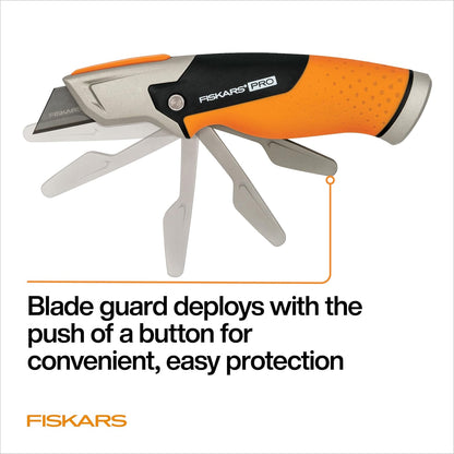 Pro Folding Utility Knife, Dual-Lock, 4.5" Folded Size