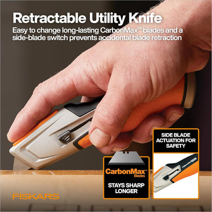 Pro Folding Utility Knife, Dual-Lock, 4.5" Folded Size