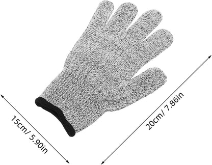 2 Pairs Cut Resistant Arm Sleeves Level 5 Cutproof Protective Sleeves for Kitchen and Gardening Breathable Wear-Resistant Safety Cutproof Forearm Protectors