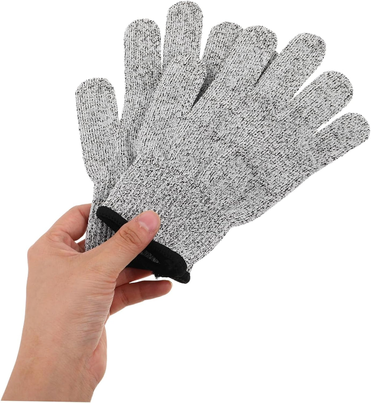2 Pairs Cut Resistant Arm Sleeves Level 5 Cutproof Protective Sleeves for Kitchen and Gardening Breathable Wear-Resistant Safety Cutproof Forearm Protectors