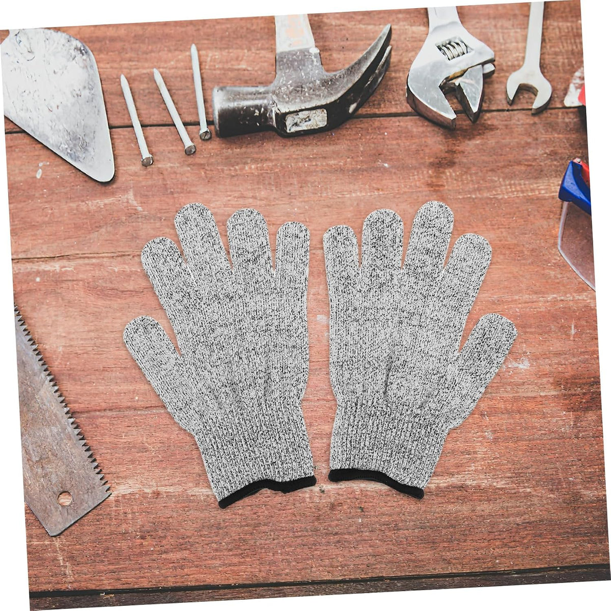 2 Pairs Cut Resistant Arm Sleeves Level 5 Cutproof Protective Sleeves for Kitchen and Gardening Breathable Wear-Resistant Safety Cutproof Forearm Protectors