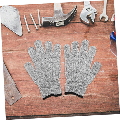 2 Pairs Cut Resistant Arm Sleeves Level 5 Cutproof Protective Sleeves for Kitchen and Gardening Breathable Wear-Resistant Safety Cutproof Forearm Protectors