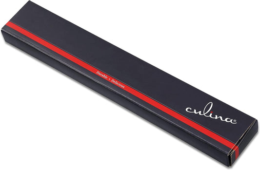 ® 8-Inch Nonstick Carbon Steel Sushi Knife with Sheath, Black