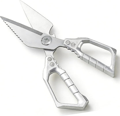 Heavy-Duty Multi-Functional Kitchen Food Scissors,Stainless Steel Cooking Helper Shears,Fits Various Ingredients,Dishwasher Safe,Ideal for Cooking