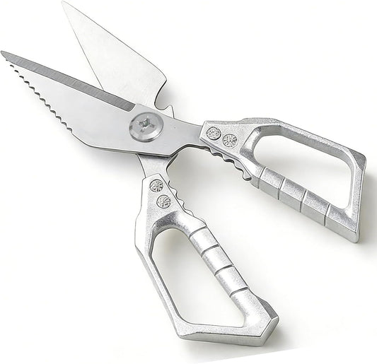 Heavy-Duty Multi-Functional Kitchen Food Scissors,Stainless Steel Cooking Helper Shears,Fits Various Ingredients,Dishwasher Safe,Ideal for Cooking