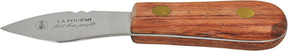 Neron Coutellerie Lafourmi Blade Oyster Knife Wood Handle, Brown, 2"