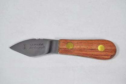 Neron Coutellerie Lafourmi Blade Oyster Knife Wood Handle, Brown, 2"