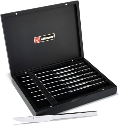 Wüsthof 10-Piece Stainless Steak and Carving Knife Set, Olivewood