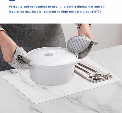 Silicone Placemats, Food-Grade Non-Slip Waterproof, Dining, Countertop Protector, Kitchen Counter Mat, Heat Resistant, Baking mat Dishwasher Safe