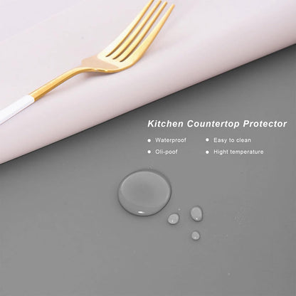 Silicone Placemats, Food-Grade Non-Slip Waterproof, Dining, Countertop Protector, Kitchen Counter Mat, Heat Resistant, Baking mat Dishwasher Safe