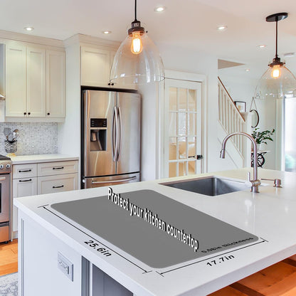 Silicone Placemats, Food-Grade Non-Slip Waterproof, Dining, Countertop Protector, Kitchen Counter Mat, Heat Resistant, Baking mat Dishwasher Safe