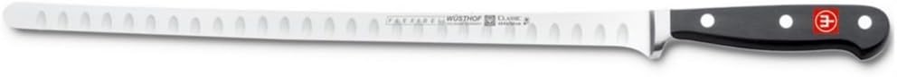 WÜSTHOF Classic 12 Inch Hallow Edge Salmon Slicer | 12" Narrow Fish Fillet Knife | Precision Forged High-Carbon Stainless Steel German Made Fish Knife – Model