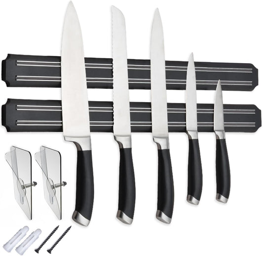 Magnetic Knife Holder,15 Inch Magnetic Knife Storage Strip,Knife Bar Block Magnet,Kitchen Utensil Holder,Tool Holder,Multipurpose Magnetic Knife Rack