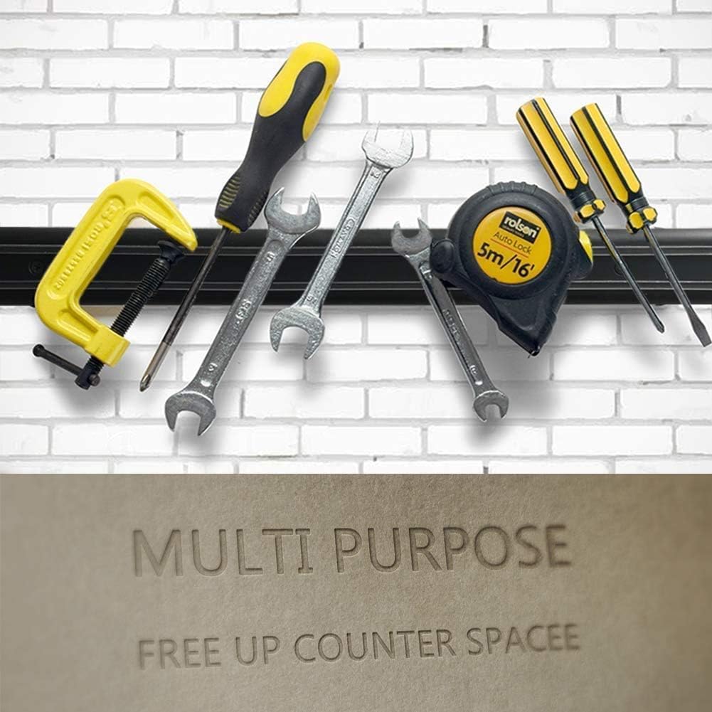 Magnetic Knife Holder,15 Inch Magnetic Knife Storage Strip,Knife Bar Block Magnet,Kitchen Utensil Holder,Tool Holder,Multipurpose Magnetic Knife Rack
