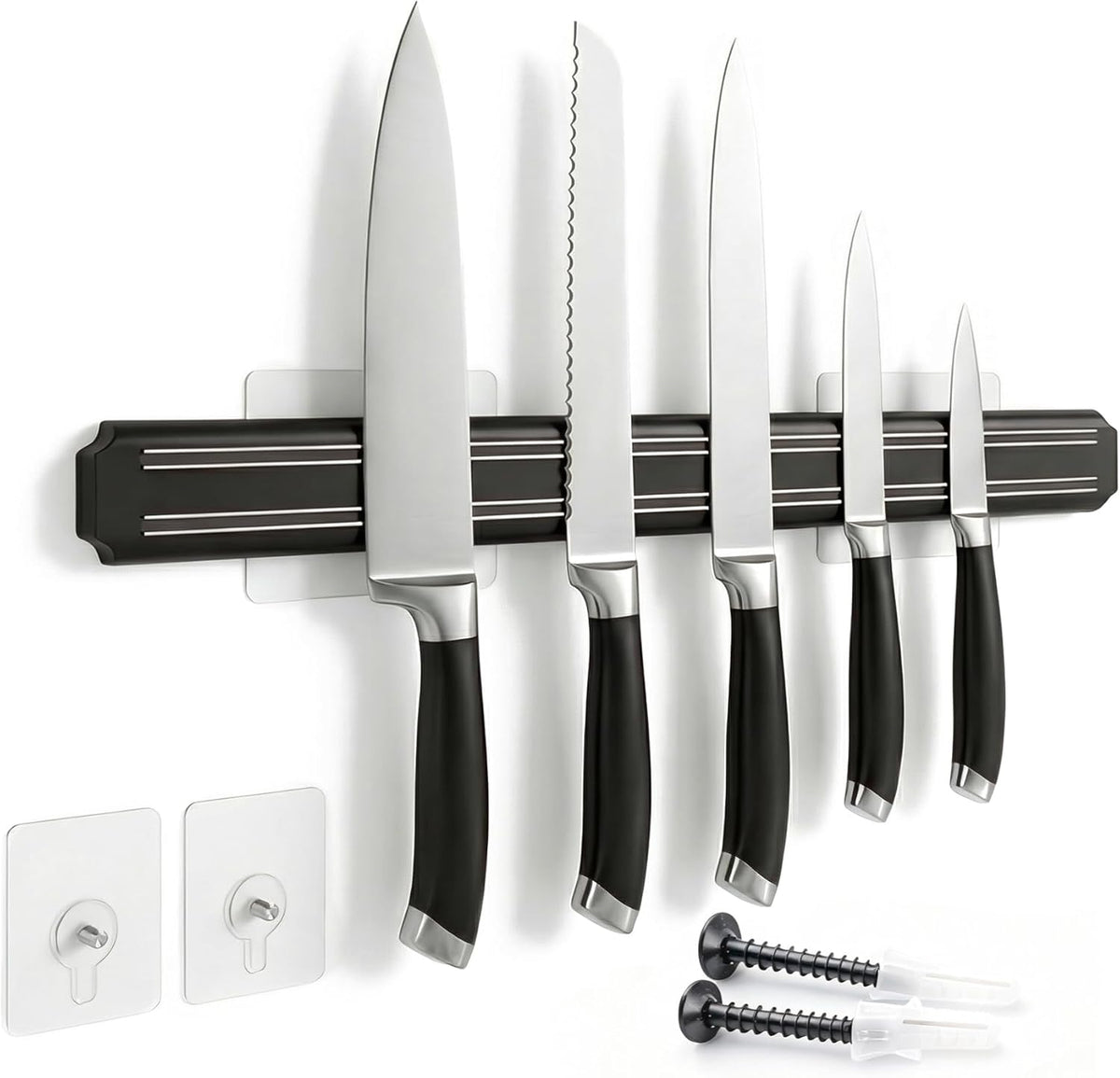 Magnetic Knife Holder,15 Inch Magnetic Knife Storage Strip,Knife Bar Block Magnet,Kitchen Utensil Holder,Tool Holder,Multipurpose Magnetic Knife Rack