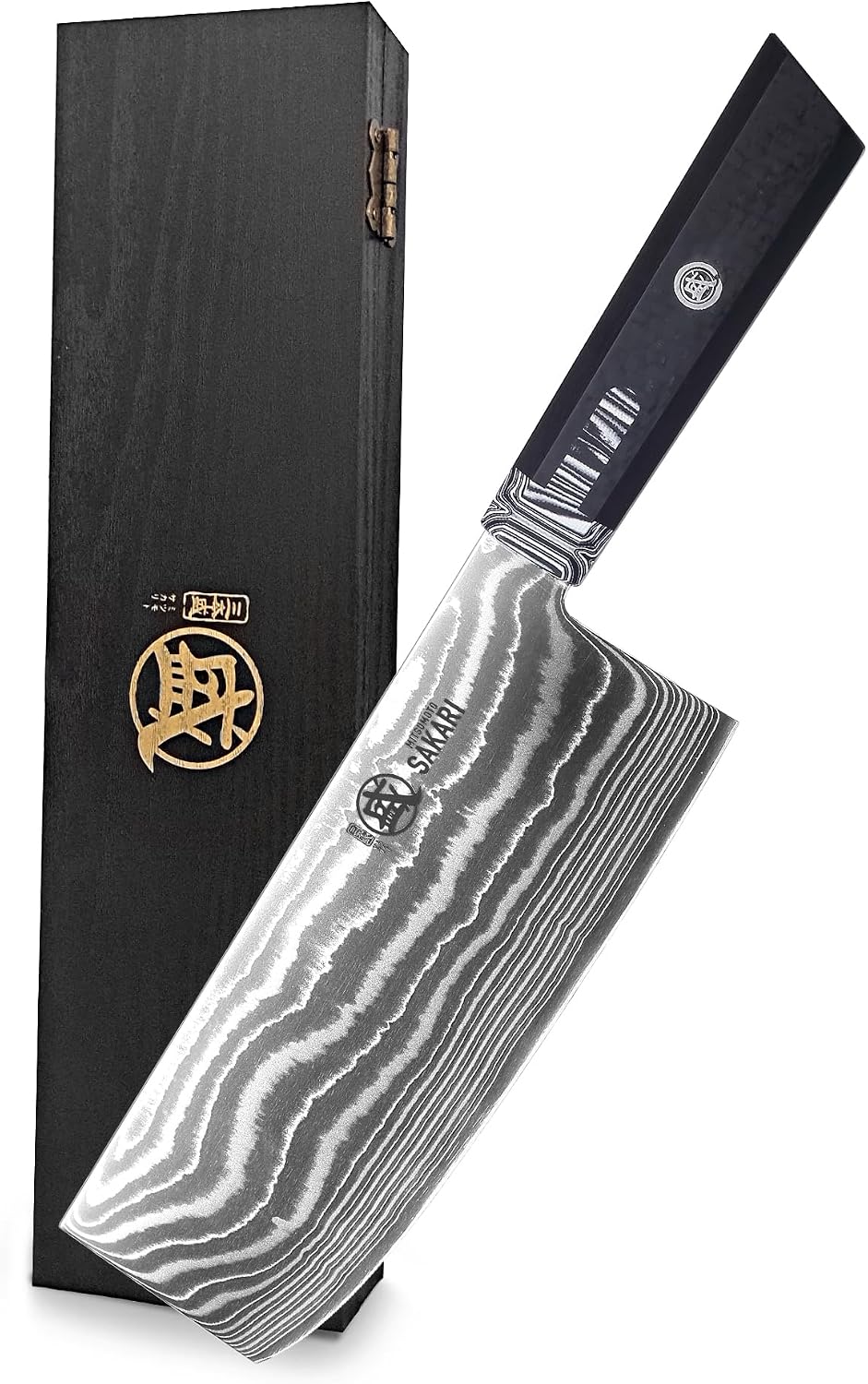 8 inch Kiritsuke Chef Knife, SG-Pro Powdered Steel 73-Layer Damascus Knife, Ergonomic G10 Handle for Kitchen Precision Cutting