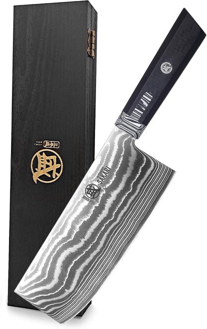 8 inch Kiritsuke Chef Knife, SG-Pro Powdered Steel 73-Layer Damascus Knife, Ergonomic G10 Handle for Kitchen Precision Cutting