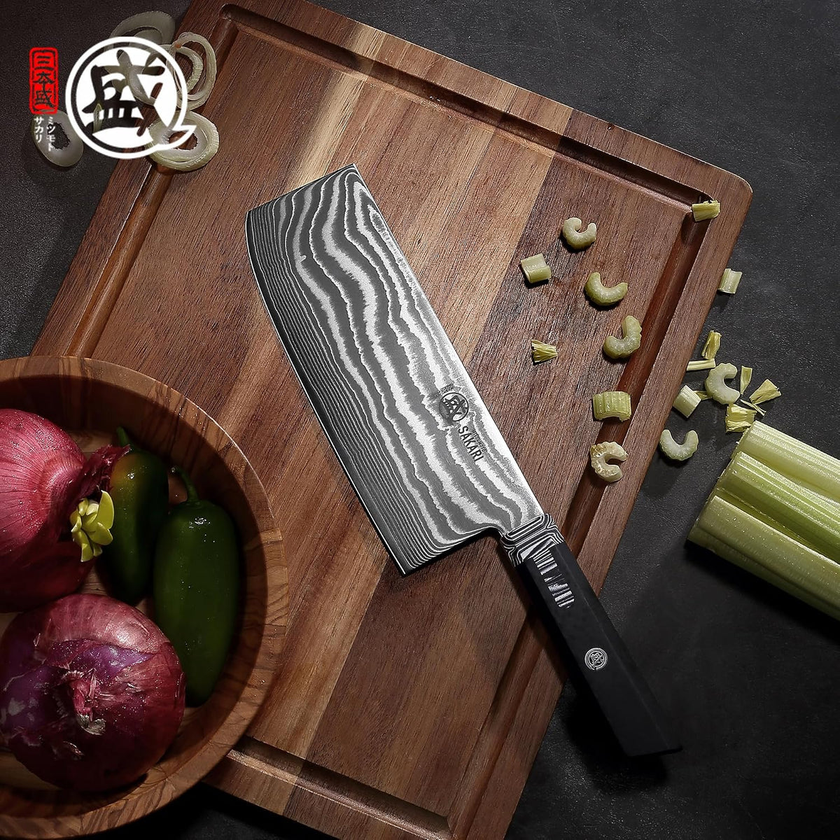 8 inch Kiritsuke Chef Knife, SG-Pro Powdered Steel 73-Layer Damascus Knife, Ergonomic G10 Handle for Kitchen Precision Cutting